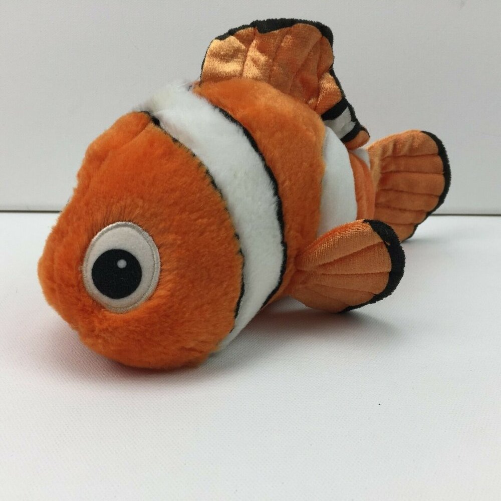 Disney World Finding Nemo Plush Toy Disneyland Stuffed Animal Clown Fish Orange
